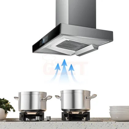Large Suction Double Suction Range Hood for Kitchens