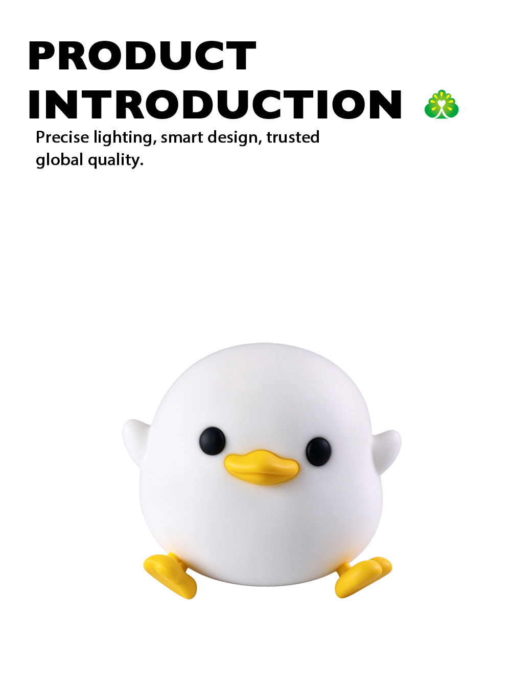 Pea Duck Silicone Night Light X
