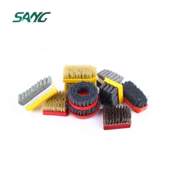 Round Diamond Abrasive Brush for Stone Polishing
