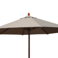 Ξύλινη ομπρέλα κήπου 3m για σκιά εξωτερικού χώρου