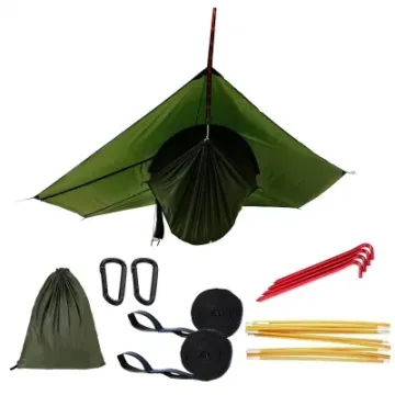 Mosquito Net Rain Fly Cover Tent Swing Hanging Bed Camping Hammock