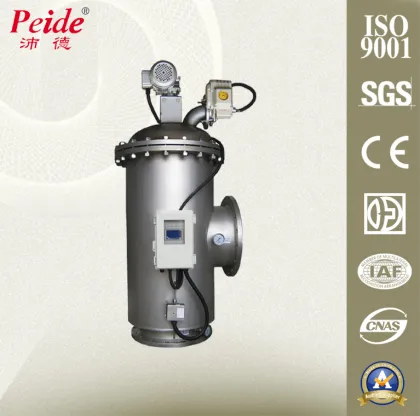 Automatic sucking backwash filter