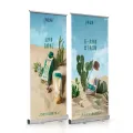 Promoção barata 85-200 Roll up Stand para publicidade