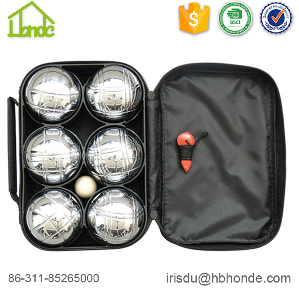 Petanque Boules Metal 6 Bocce Balls