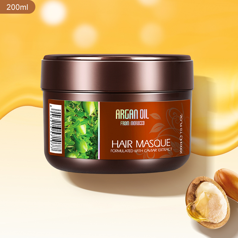 Argan Oil Cream Repair Damage Dry Frizz Keratin Hair Mask