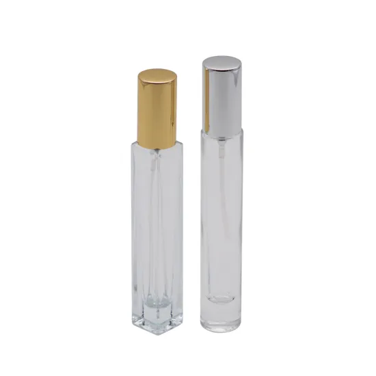 Empty 10ml Square Perfume Tester Glass Bottles