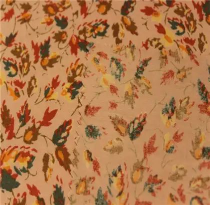 100%Ecovero rayon poplin fabric discharge printed fabric