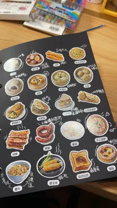 PVC restaurant menu design