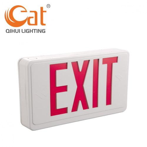 Single face red letter for emergency exit sign