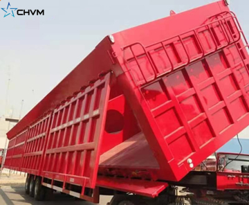 Treler Tipper Belakang Sisi 3Axles Terpakai