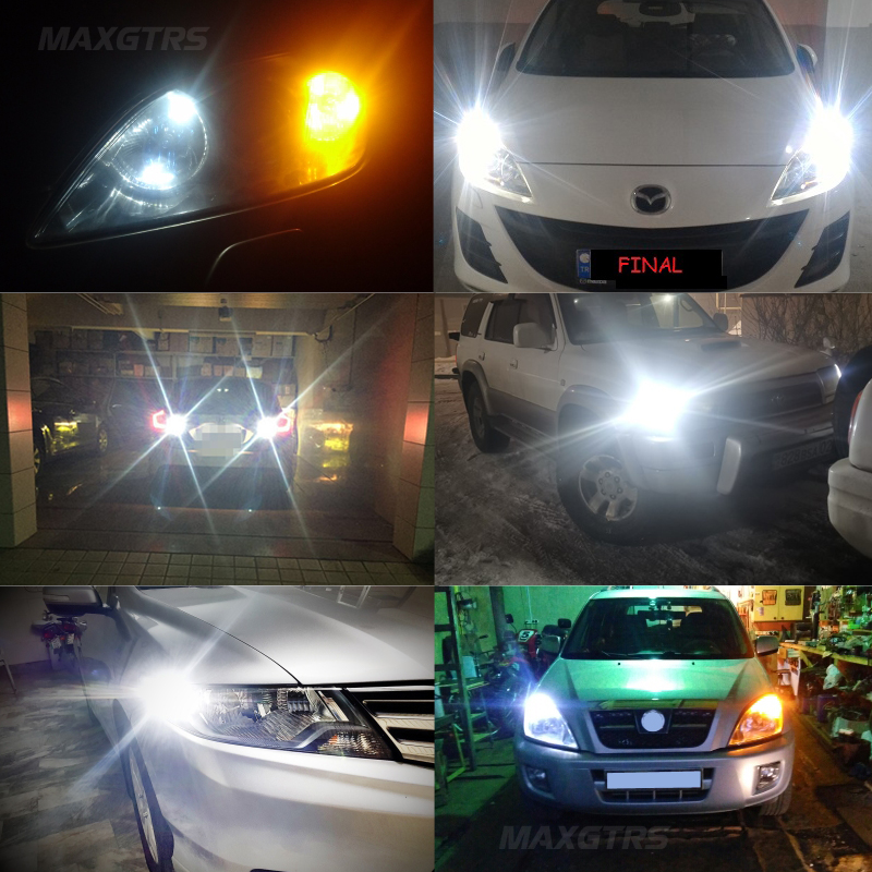 2x High Power CREE Chip T10 W5W 15W 194 168 CANBUS NO ERROR LED DRL Backup Reverse Dome SIDE INDICATOR Lights