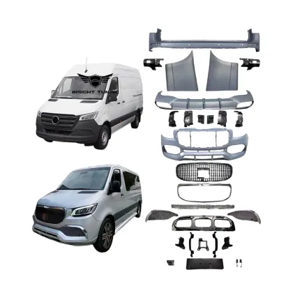 Hot Selling Mercedes-Benz Sprinter W907 Maybach M Style Car Bumper Grills and Body Kits