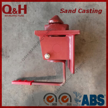 Trailer Container Twist Lock Mechanism