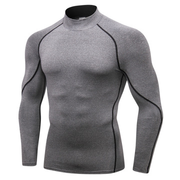 Men compression shirt long sleeve