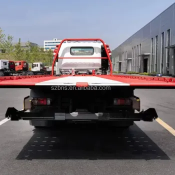 8 Tons 4x2 ISUZU ELF 700P Flatbed Towing Truck for Sale