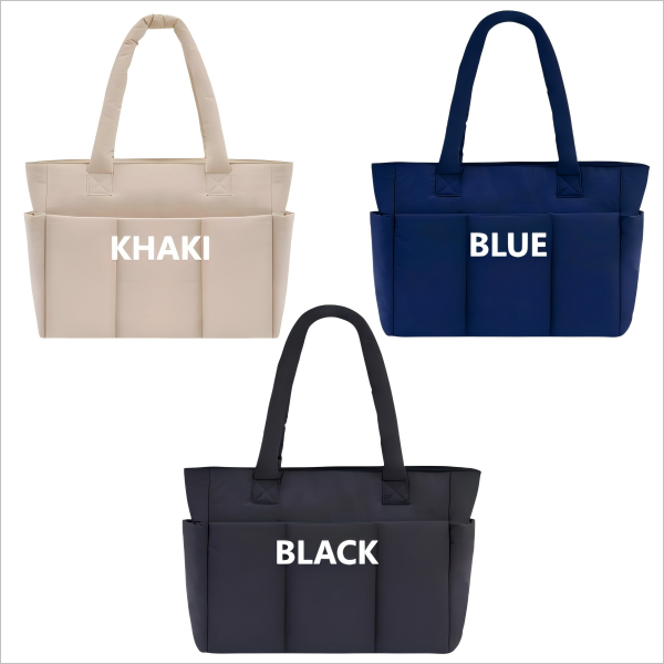 2025 Ladies Polyester Quighted Puffer Bag