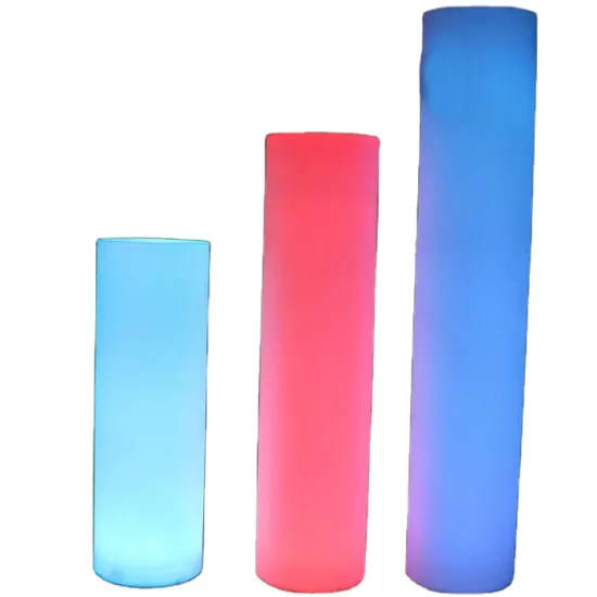RGB Waterproof Garden Floor Lamp: 16 Color Changing LED Round Column Light with Remote Control for Outdoor Furniture
