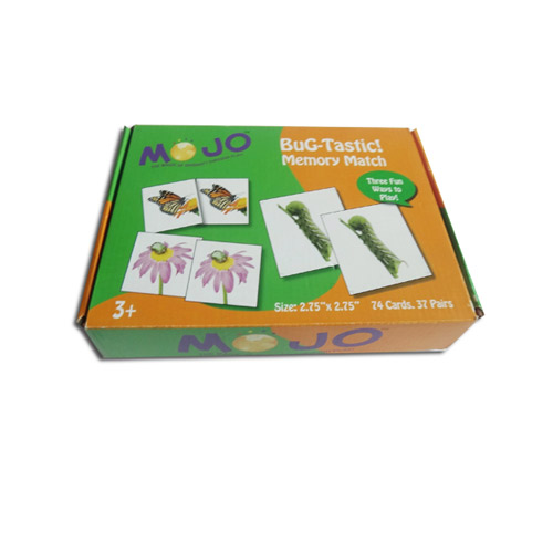 Cardboard flash match cards game high quality cardboard flash match