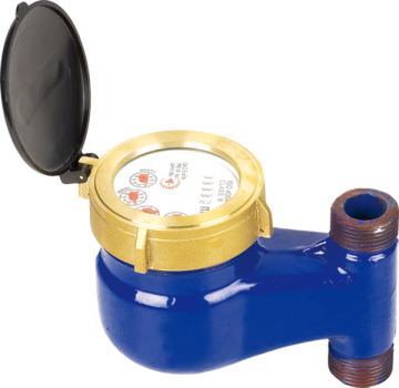 Rotary vane vertical cold water meter