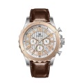 Sport Timepiece Leather Chronograph Men Watch