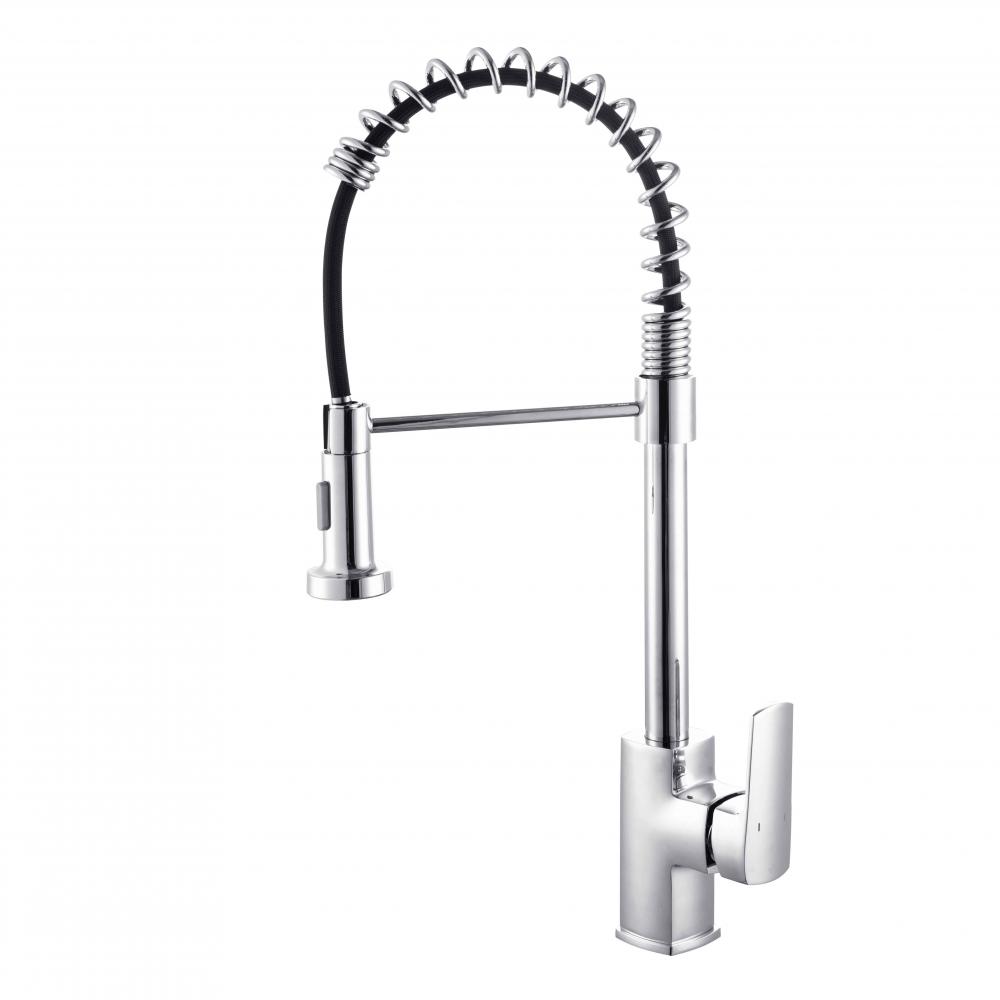 Single Handle pull down brass Sink kitchen Faucet