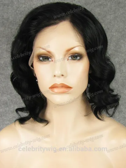 hair wig short length lace front hair synthetic hair box braid wig