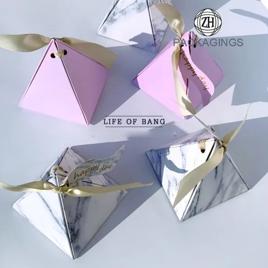 Pyramid paper bag folding European candy box