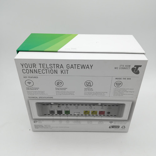 Colorful Telstra Gateway Lid Off Gift Box
