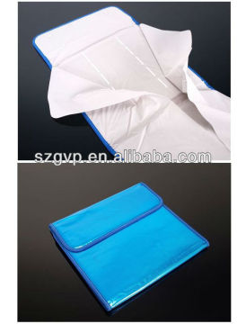 2013professional ployester cosmetic pouch for handle