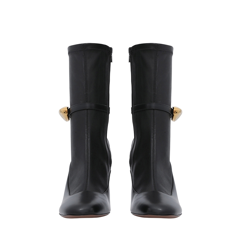 Stylish Chunky Heel Ankle Boots for Women