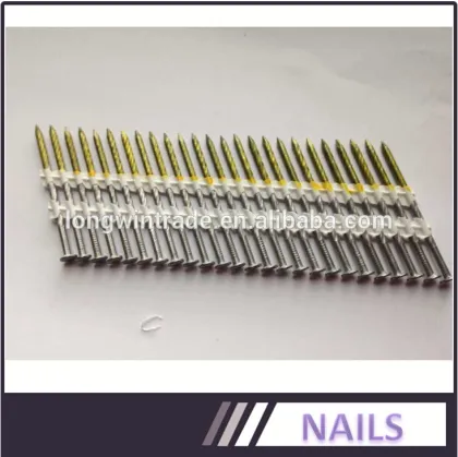 construction building tools Plastic strip nails