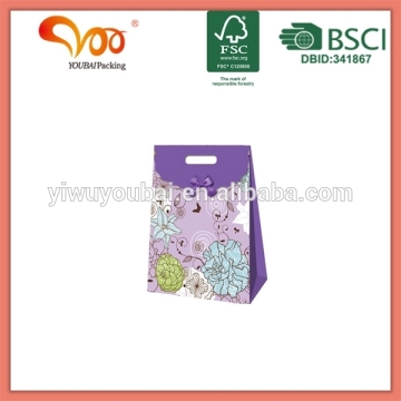 2015 Latest Design Unique glossy laminated large shopping paper bag