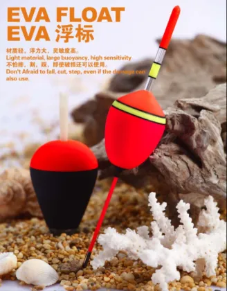 BOBBERS Black Orange Colour Fishing Tackle Float Fishing EVA Floats Fishing Buoy