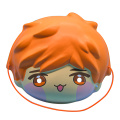 Máscara de festa infantil de PVC de menino bonito dos desenhos animados