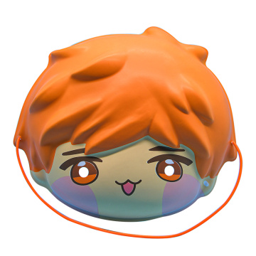 Máscara de festa infantil de PVC de menino bonito dos desenhos animados