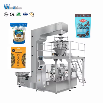 Nut & Dried Fruit Filling Line with Premade Pouch Packing Machine