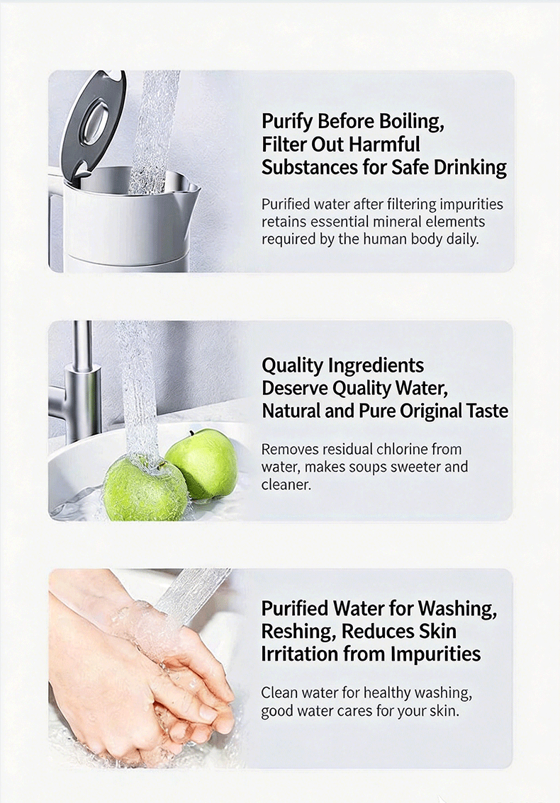Horizontal Digital Display Faucet Water Purifier