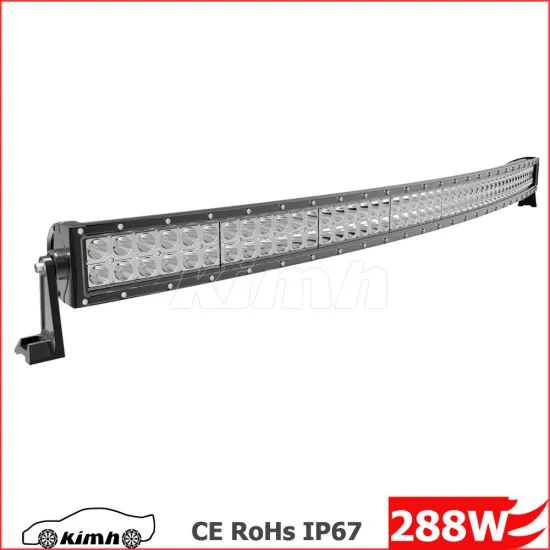 factory direct double row curved 24 volt rocker switch led light bar