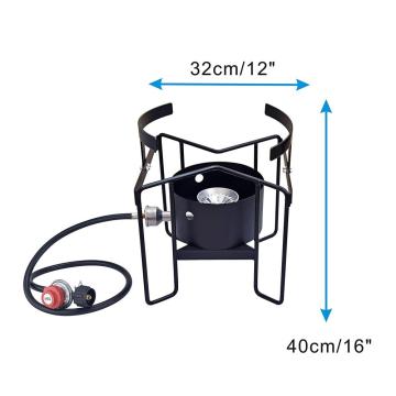 Cocina de gas propano al aire libre de alta presión al aire libre 37000BTU