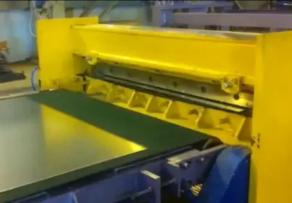 Galvanized Coil cut to length line