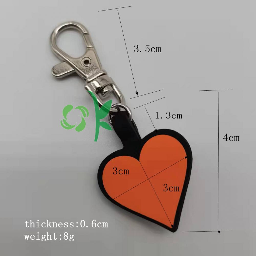 Heart Shape Pet Tag With Lobster Clasp