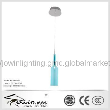 Modern Lights Glass Bottle Pendant