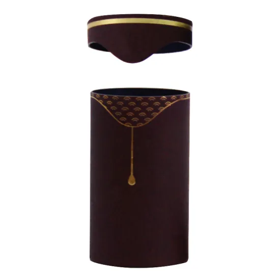 Customized round tea box handmade gift box