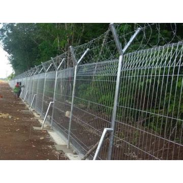 Cerca de 358 durável com revestimento em pó para segurança