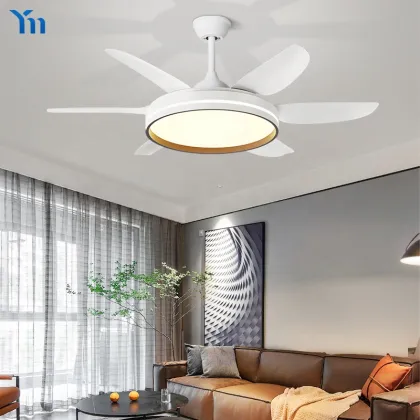 Modern LED Decorative Ceiling Fan with Light and Remote Control - Fans Home Appliances