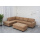 Living Room Fabric Corner Sofa with Ottoman