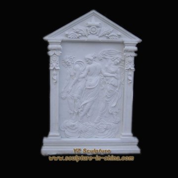 White Marble Carving Relief