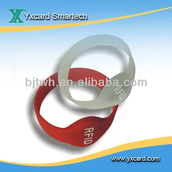 RFID smart silicon wristband