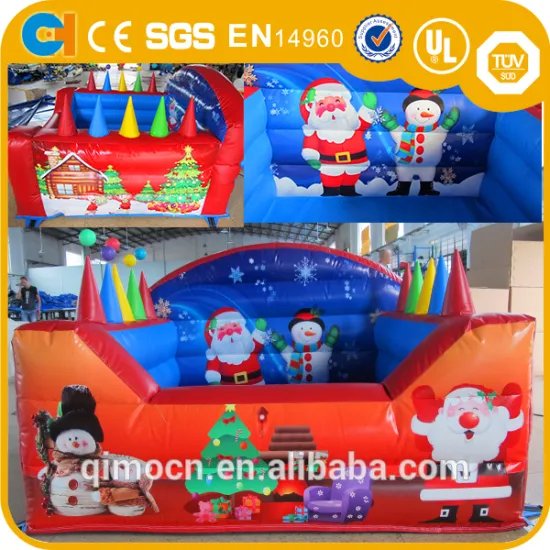 Christmas inflatable ball pit for ocean balls,Inflatable ball pond for kids,Inflatable ball pool for kids game