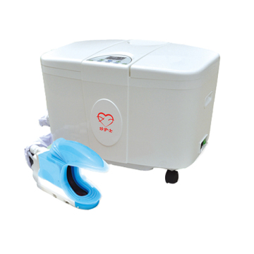 Automatic toileting aid system for bedridden persons